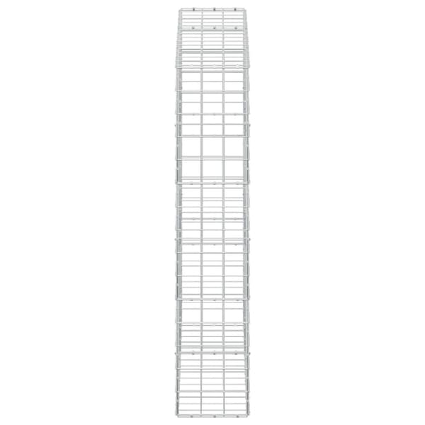 Gabion med 5 mm tråd och 10x10 cm nät 150x30x150 cm
