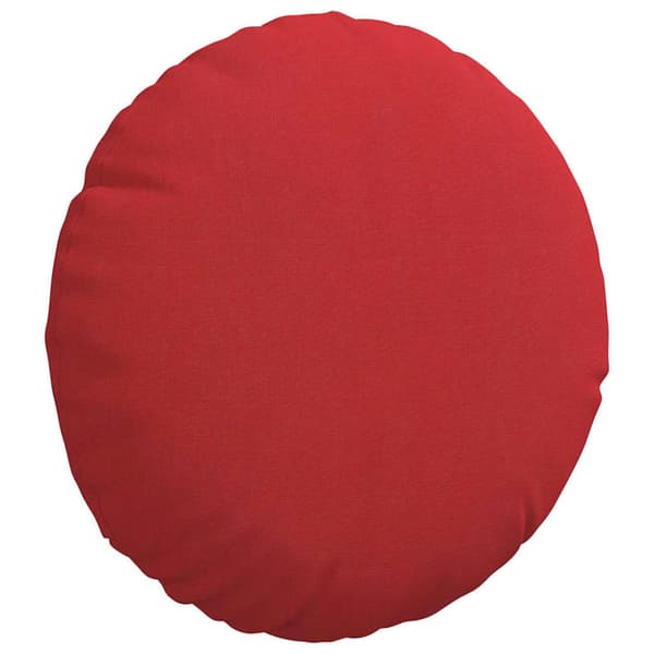 Sittkuddar 2 pcs Röd Ø30 x 13 cm tyg