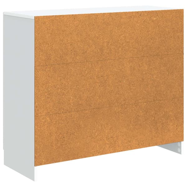 Sideboard Vit 89 x 34,5 x 77 cm Konstruerat trä