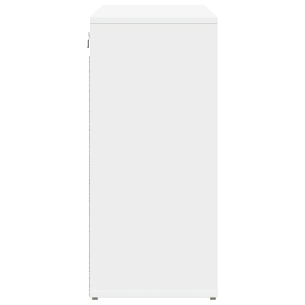 Skoskåp 103 x 30 x 67 cm Konstruerat trä Vit