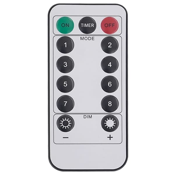 Julbelysning 8 st 140 LED varmvit 17 cm