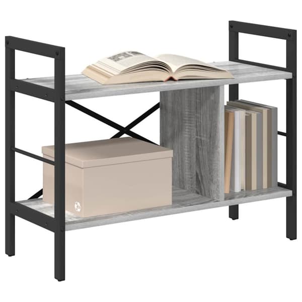 Hyllsystem Grå Sonoma 75 x 30 x 58,5 cm Konstruerat trä