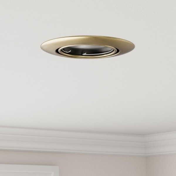 Inbyggda Spotlights 12 paket Runda GU10 Mässing Ø90 mm Stål