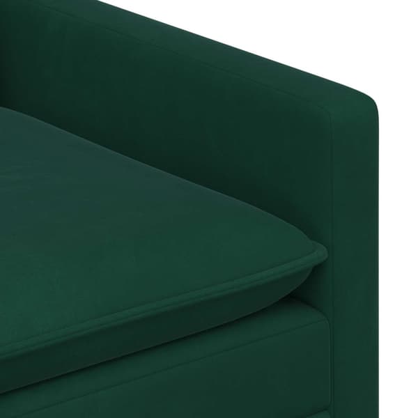Soffa Mörkgrön 156 x 81 x 87,5 cm Sammet