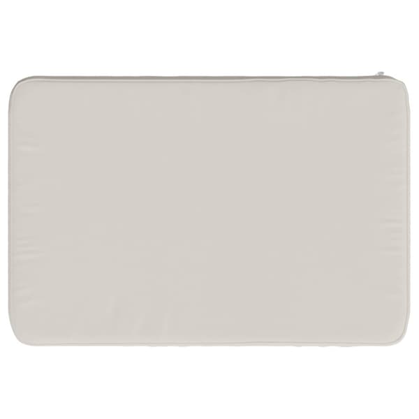 1-delad Bänk Kudde VUGHT 100% Polyester Vit 60 x 40 x 5 cm