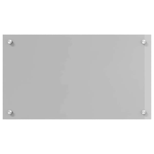 Köksskydd 2 pcs Ljusgrå 70 x 40 cm härdat glas