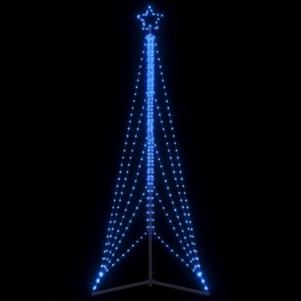 LED julgran 525 LEDs blå 302 cm