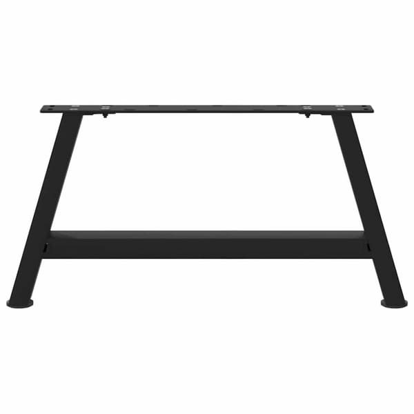 Soffbordsben A-formade 2 st svarta 60x(30-31) cm stål