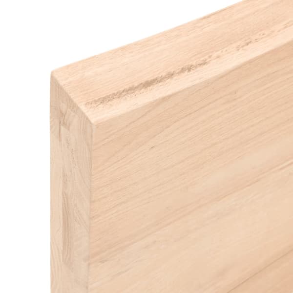 Hyllplan 60x40x(2-6) cm obehandlad massiv ek