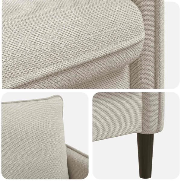 XXL Fåtölj Beige Sammet