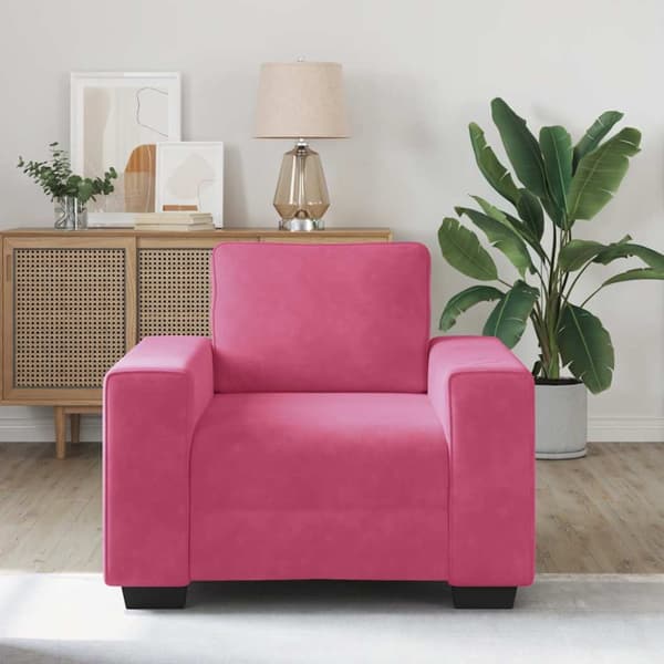 Soffstol vinröd 100x77x82 cm sammet