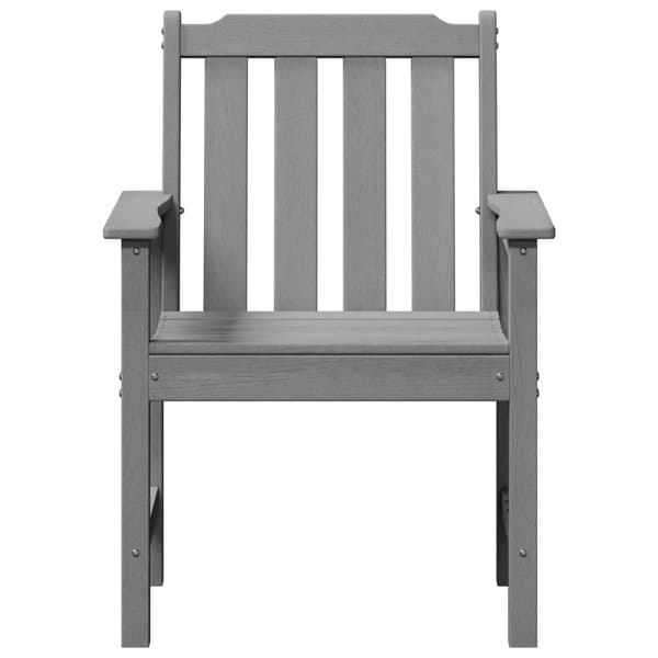 Trädgård Stol 6 pcs Ljusgrå 65.5 x 59 x 88 cm polyeten