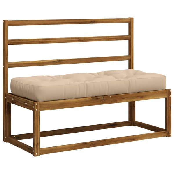 Pallkudd VIANEN 100% Polyester Gräddvit 120 x 40 x 12 cm