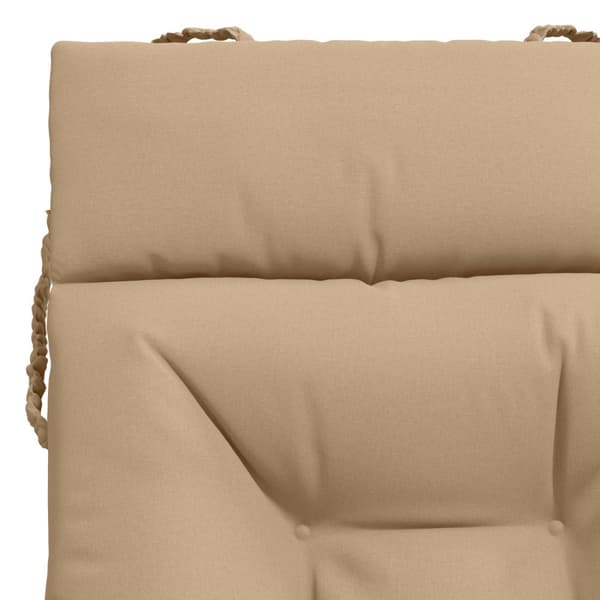 Solstol Kudde VIANEN 100% Polyester Sand 200 x 90 x 8 cm