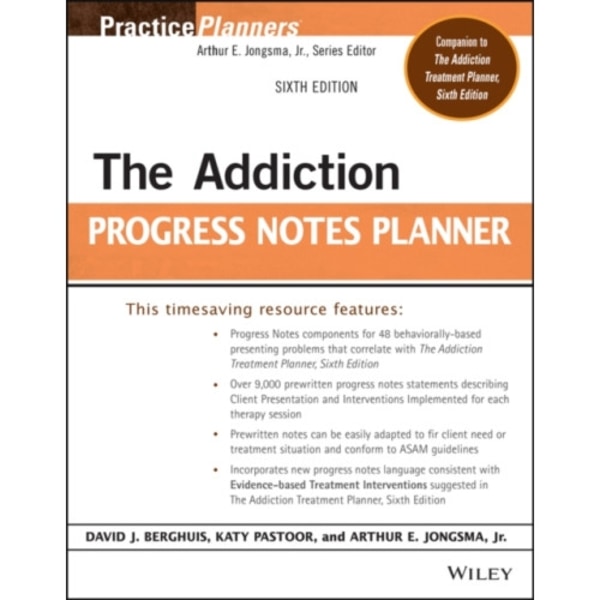 The Addiction Progress Notes Planner (häftad, eng)