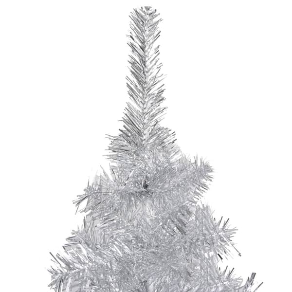 Plastgran med fot silver 120 cm PET