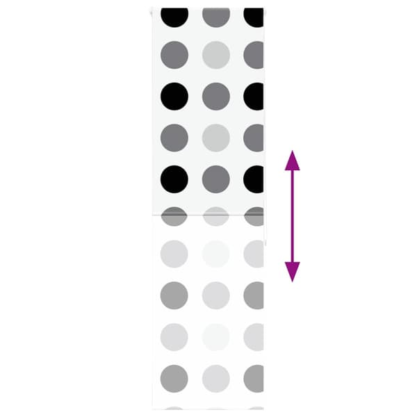 Rullgardin för dusch 60x240 cm tyg bredd 56 cm