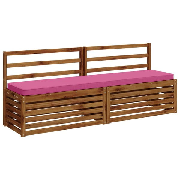 1-delad Bänk Kudde VUGHT 100% Polyester Rosa 180 x 40 x 5 cm