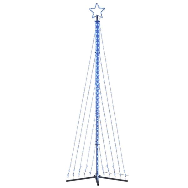 LED julgran 495 LEDs blå 300,5 cm