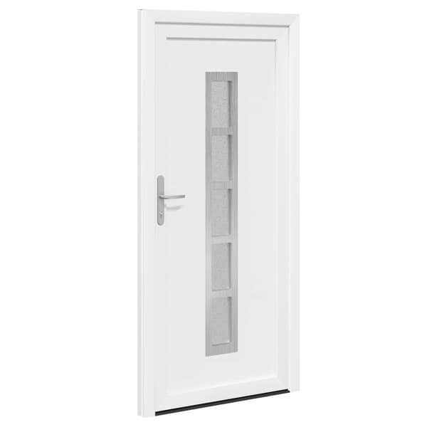 Framdörr 98 x 200 cm PVC Vit