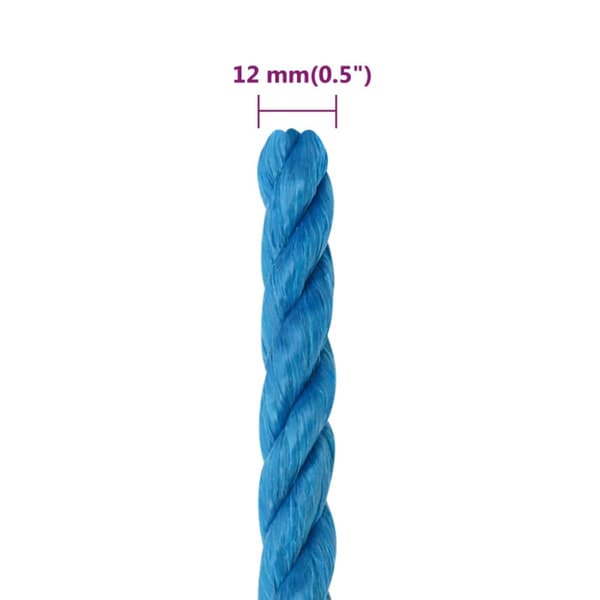 Rep blå 12 mm 50 m polypropylen