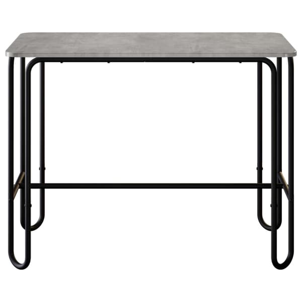 Matbord 100 x 50 x 75 cm Konstruerat trä Betonggrå Rektangulär