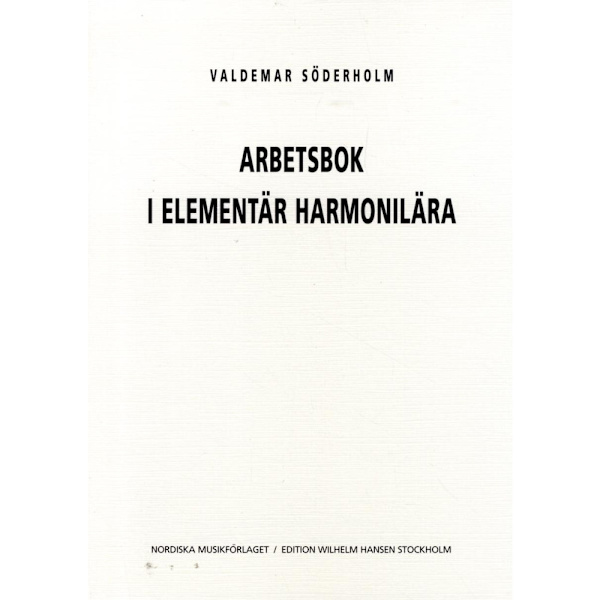 Arbetsbok i Elementär Harmonilära (häftad)