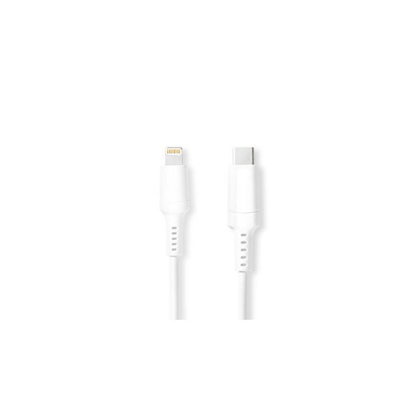 Kabel NEDIS Lightning - USB-C 2m vit