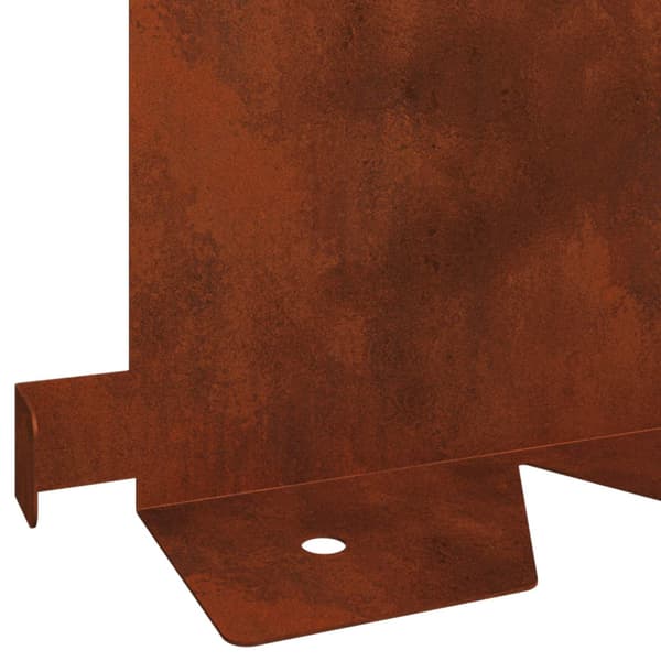 Kant för gräsmatta 20 pcs 102 x 15 x 4 cm Stål Rostig