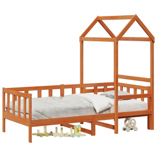 Dagbädd Set 2 pcs Vaxbrun Massiv furu
