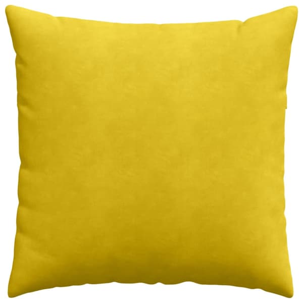 Sofakuddar 2 pcs Gul 60 x 60 cm Kordread tyg