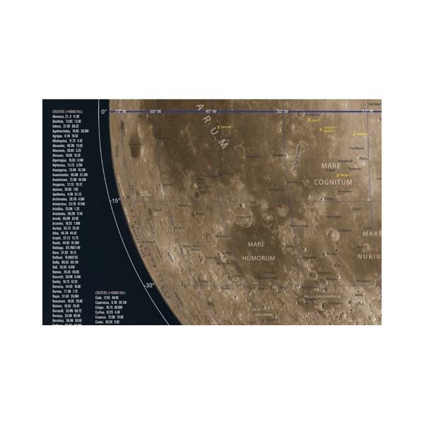 Celestron Moon Map