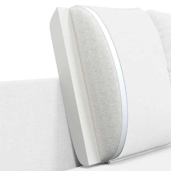 2-sits soffa Vit 188 x 81 x 89 cm Tyg