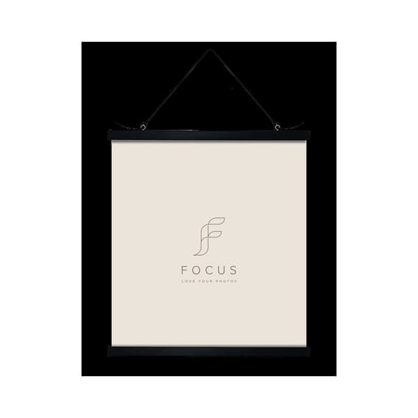 Focus Poster Hanger Magnetic Black 41cm