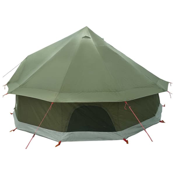 Tipi Tält Olivgrön 400 x 400 x 250 cm Polyester och Stål