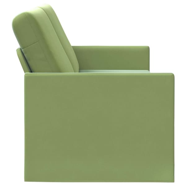 3-sitssoffa Ljusgrön 220 x 81 x 82 cm Sammet (V)