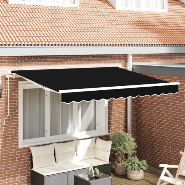 Markis Ersättningstyg för 3.5x2 m Ram - Svart