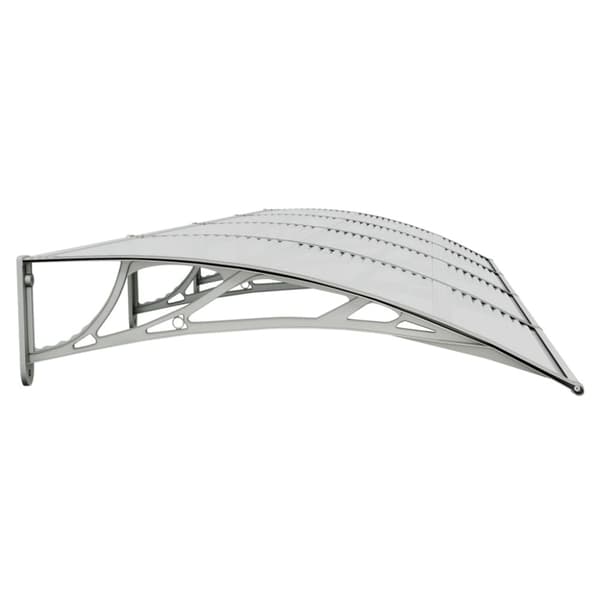 Dörrtak grå 350x100 cm polykarbonat