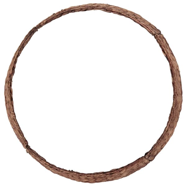 Julträdskrage Rund Brun Ø 75 x 25 cm Vattenhyacint