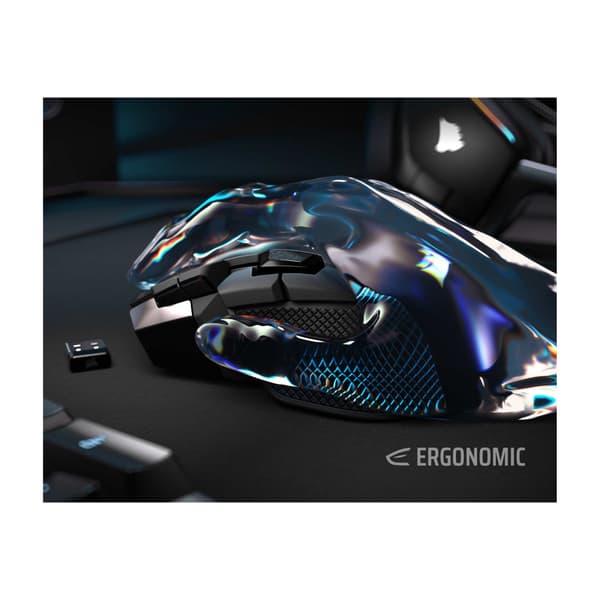 CORSAIR IRONCLAW SE - mus - 2.4 GHz, Bluetooth, USB