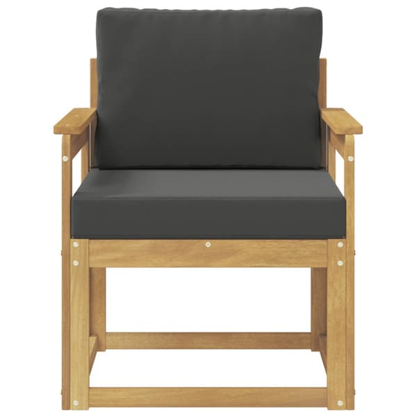 2 Stycke Utomhussoffset Polyester Vit och Antracit