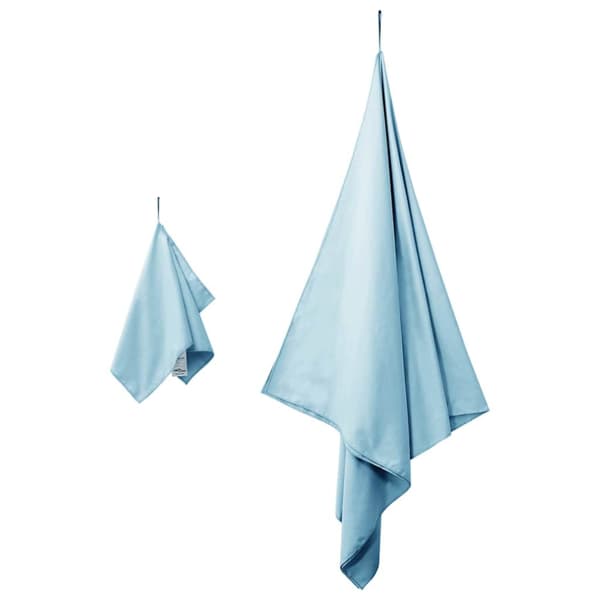 Sporthandduk Set 2 pcs Blå tyg