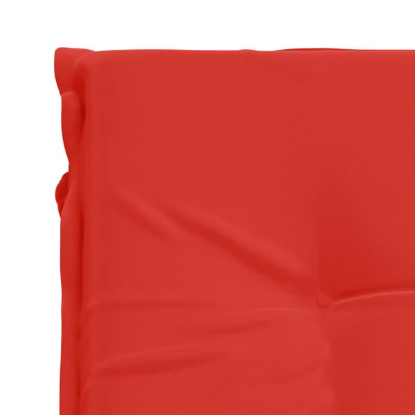 Solstol Kudde GEMERT 100% Polyester Röd 190 x 80 x 9 cm