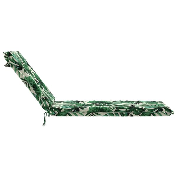 Solstol Kudde GEMERT 100% Polyester Bladmönster 190 x 60 x 9 cm