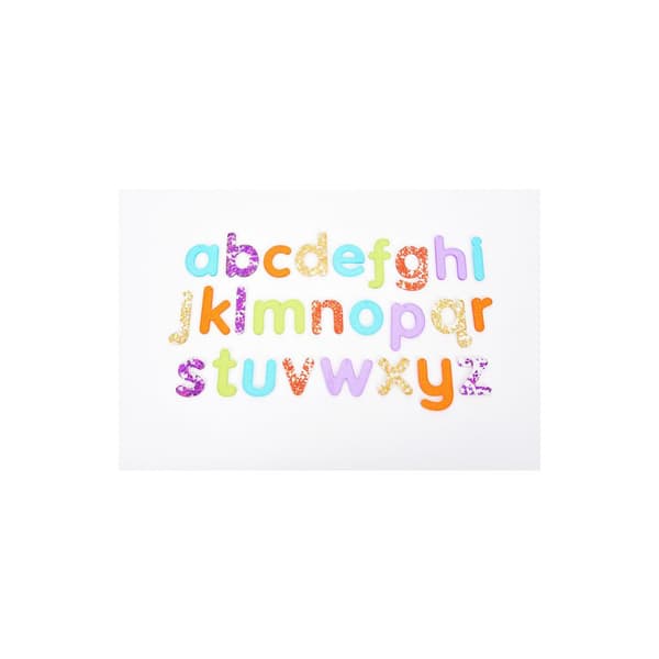 Sensosriska bokstäver glitter 26/fp