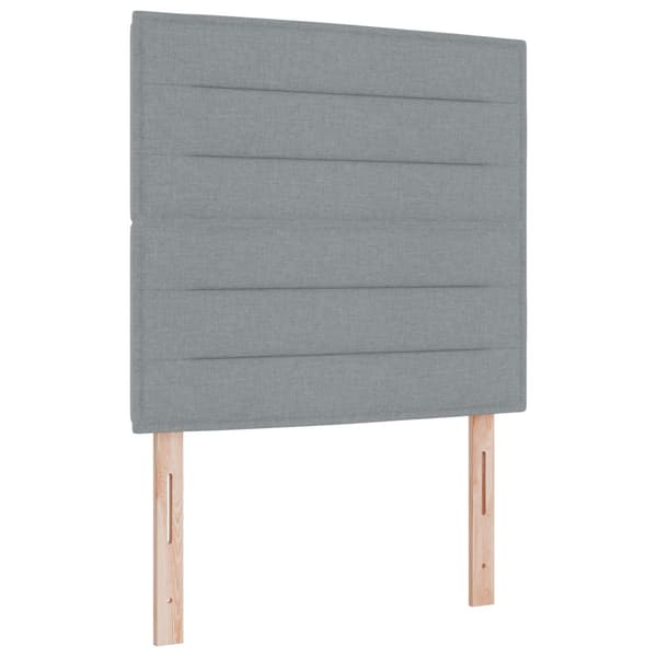 Huvudgavel Ljusgrå 80 cm tyg