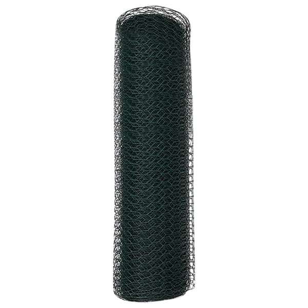 Hexagonstängsel Grön 0.4 x 10 m Stål