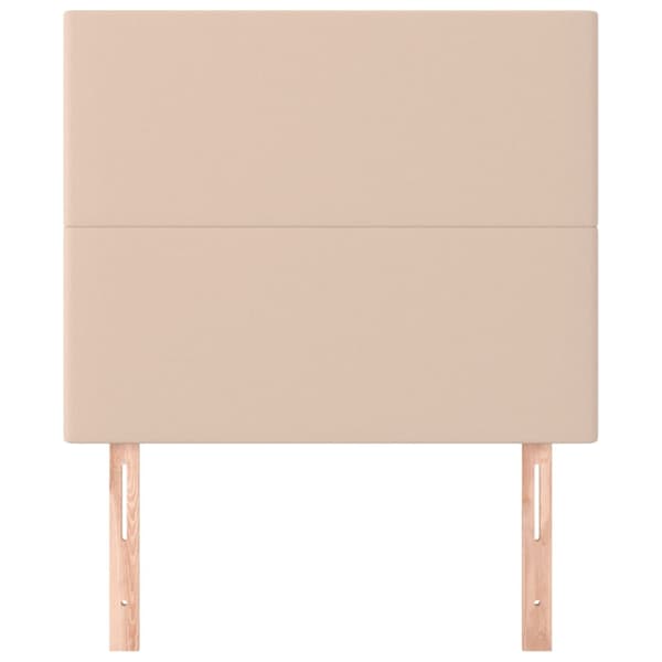 Sänggavel Cappuccino 80x5x118/128 cm konstläder