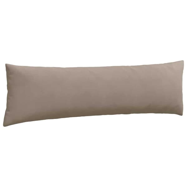 Sofakuddar 2 pcs Taupe 145 x 40 cm tyg