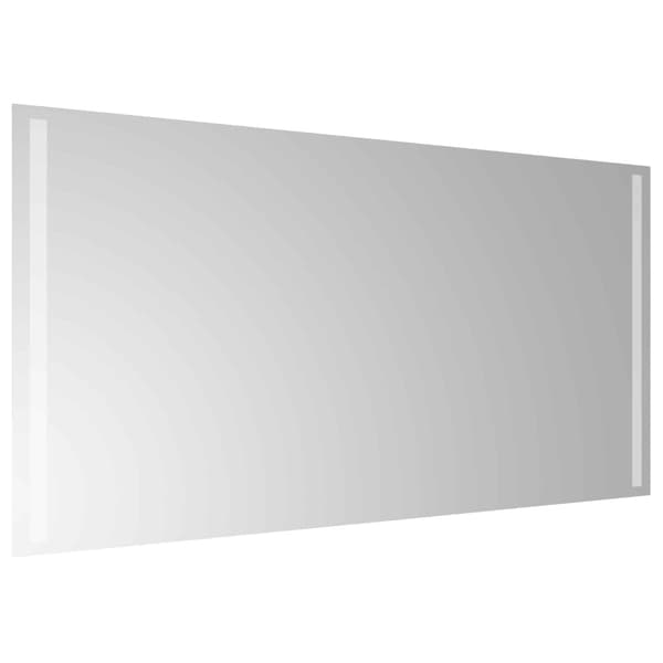 LED Badrumsspegel Transparent 100 x 60 cm härdat glas